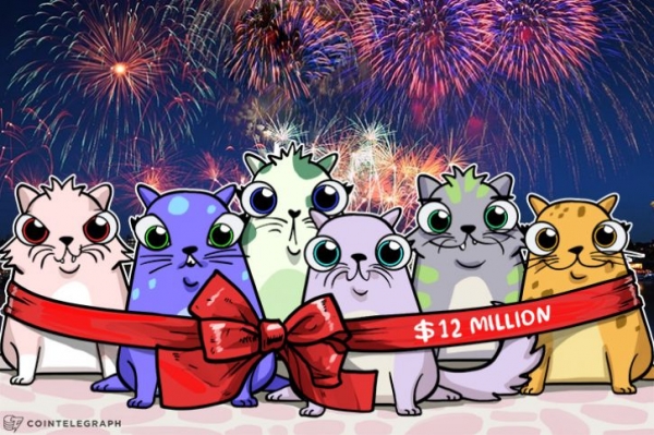 CryptoKitties Sales Hit $12 Million, Could be Ethereum’s Killer App After All